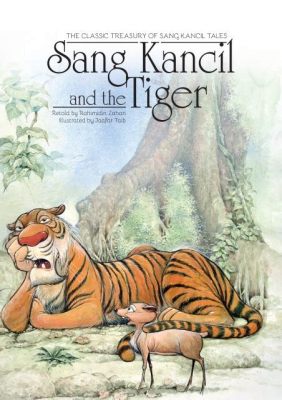 The Story of Sang Kancil and the Tiger -  A Timeless Fable Embroidered with Exquisite Detail!